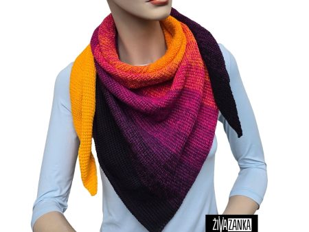 Sunrise Ombre Cotton Shawl