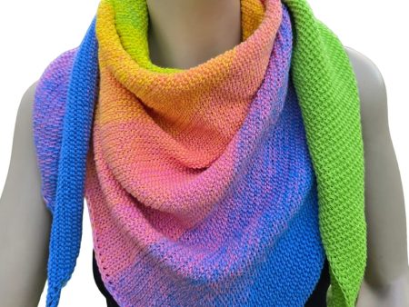 Colorful Ombre Cotton Shawl